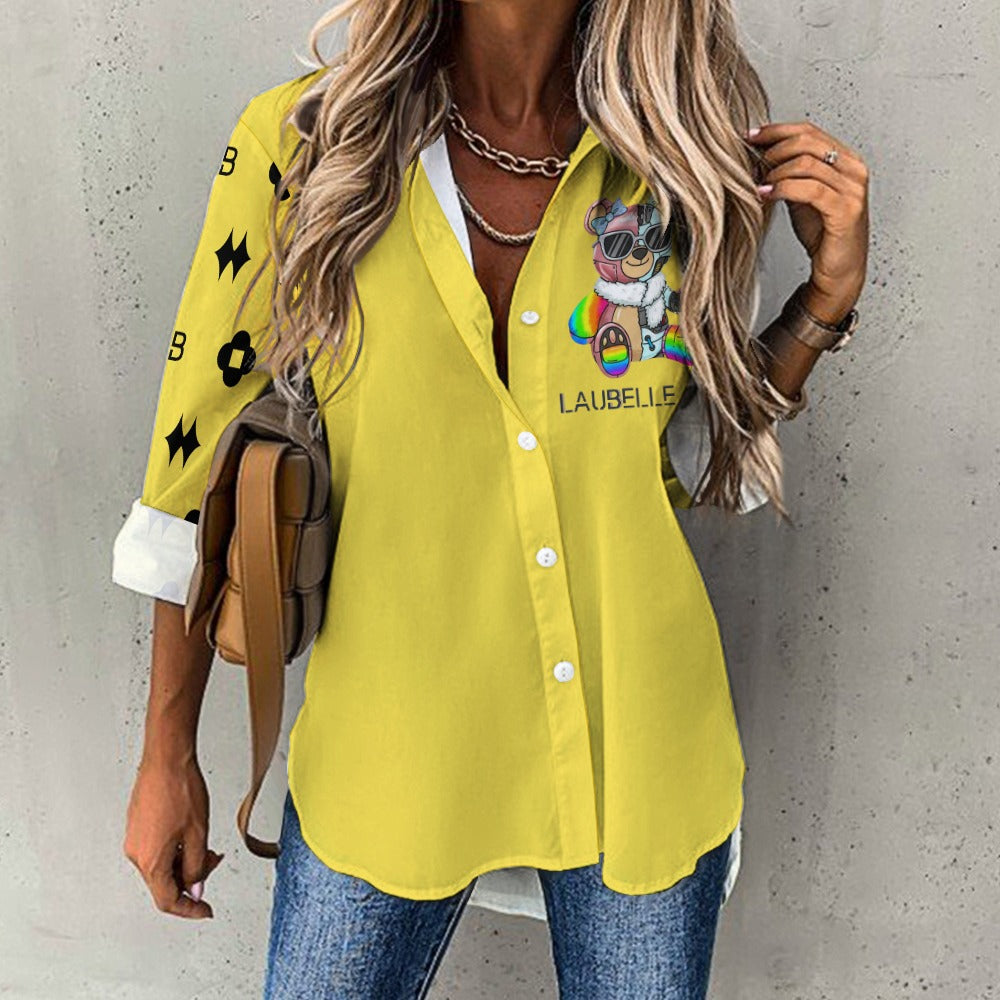 LauBelle - Cropped hem shirt - LauBelle Brand
