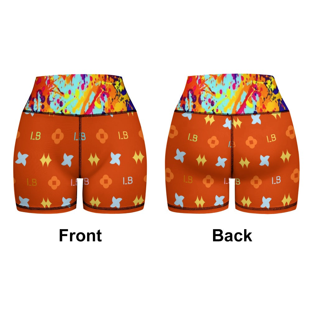 LauBelle Womens Activewear Yoga Shorts & Sports Top Set