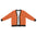 LauBelle Mens Tailored V-Neck Button-Up Cardigan