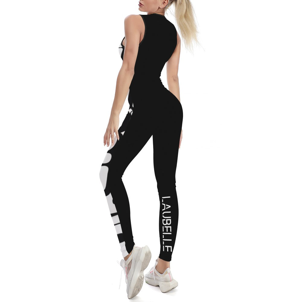 LauBelle - Ladies Gym Bodysuit - LauBelle - Black - LauBelle Brand
