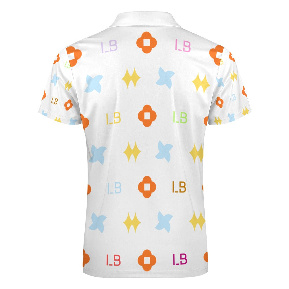 LauBelle - Short sleeve polo shirt - White - LauBelle Brand