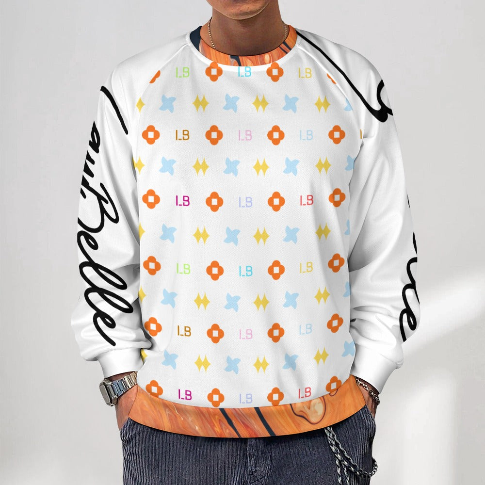 LauBelle Mens Classic Air-Layer Crewneck Sweatshirt