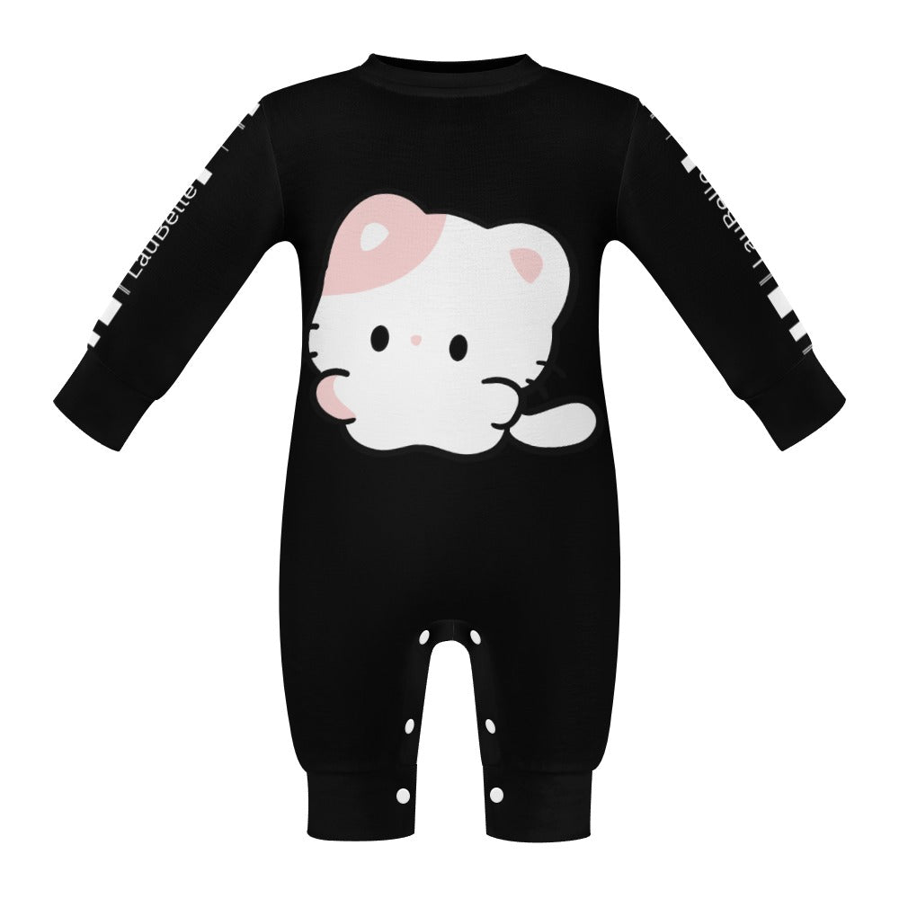 LauBelle Baby Soft Combed Cotton Long-Sleeve Bodysuit