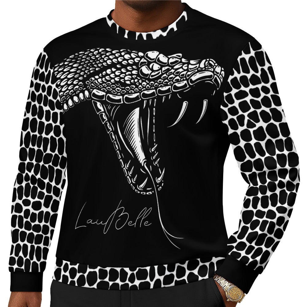 LauBelle Designer Crewneck Sweatshirt - Snake, Logo & Pattern Collection