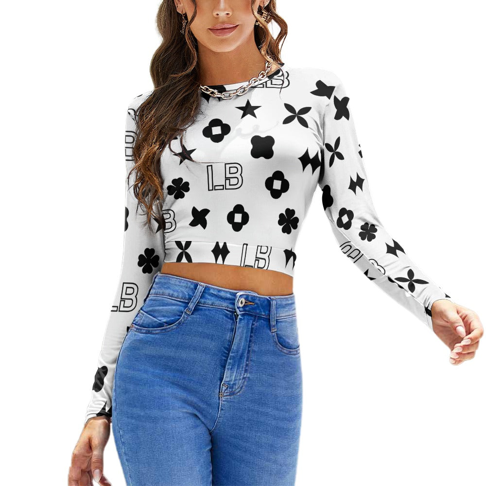 LauBelle - Backless T-shirt - White - LauBelle Brand