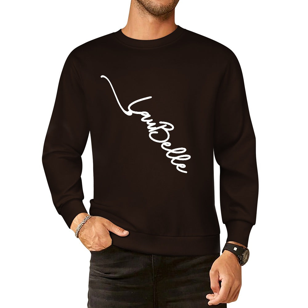 LauBelle Pure Cotton Front-Graphic Pullover Sweatshirt