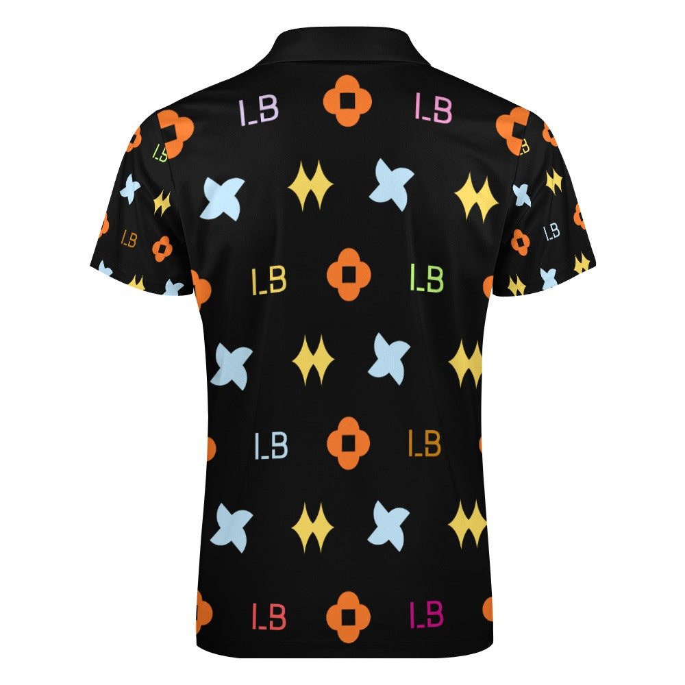 LauBelle - Short sleeve polo shirt - Black - LauBelle Brand