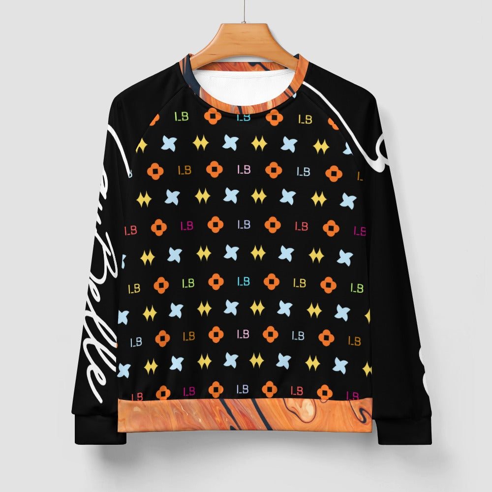 LauBelle Mens Classic Air-Layer Crewneck Sweatshirt