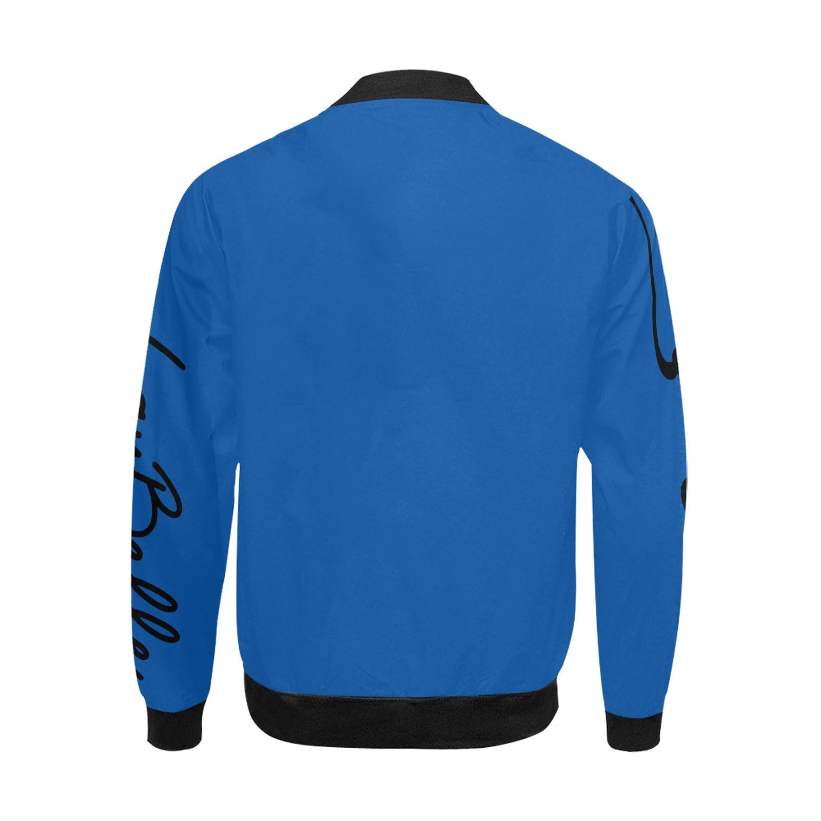 LauBelle Mens Heavyweight Zip-Up Bomber Jacket