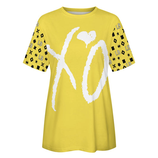 LauBelle - Women's 100% Cotton T-Shirt Yelloww - LauBelle Brand