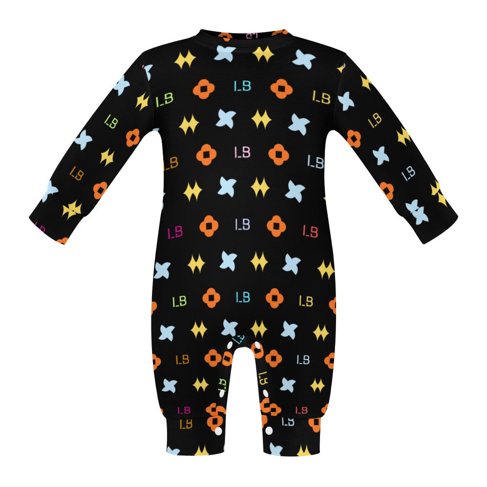 LauBelle Baby Soft Combed Cotton Long-Sleeve Bodysuit