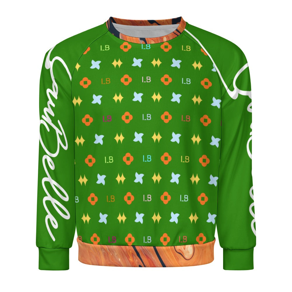 LauBelle Mens Classic Air-Layer Crewneck Sweatshirt