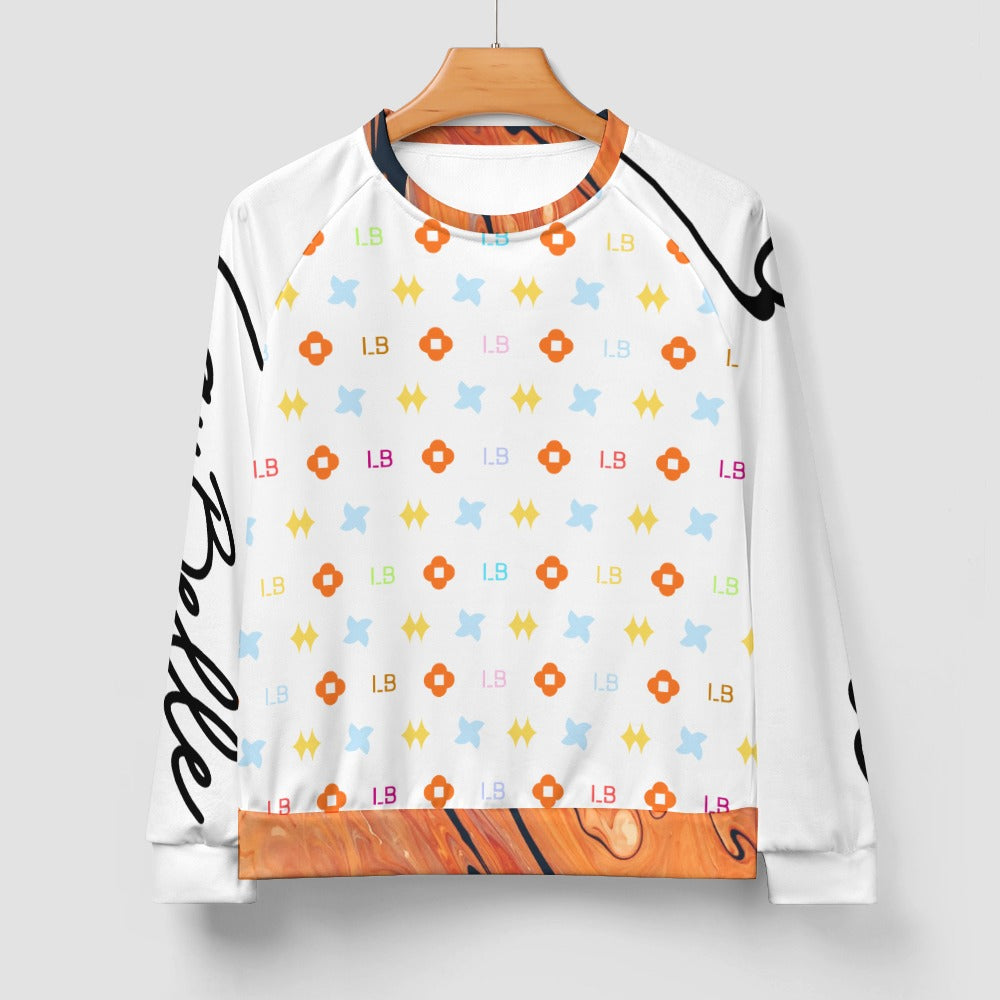 LauBelle Mens Classic Air-Layer Crewneck Sweatshirt
