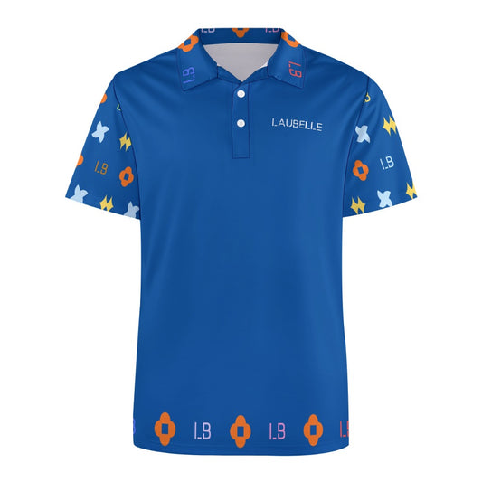 LauBelle - European Sode POLO Straight Shirt - skyy blue - LauBelle Brand