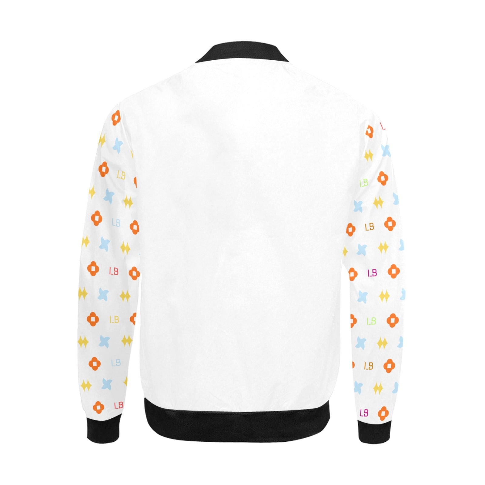 LauBelle Mens Heavyweight Zip-Up Bomber Jacket
