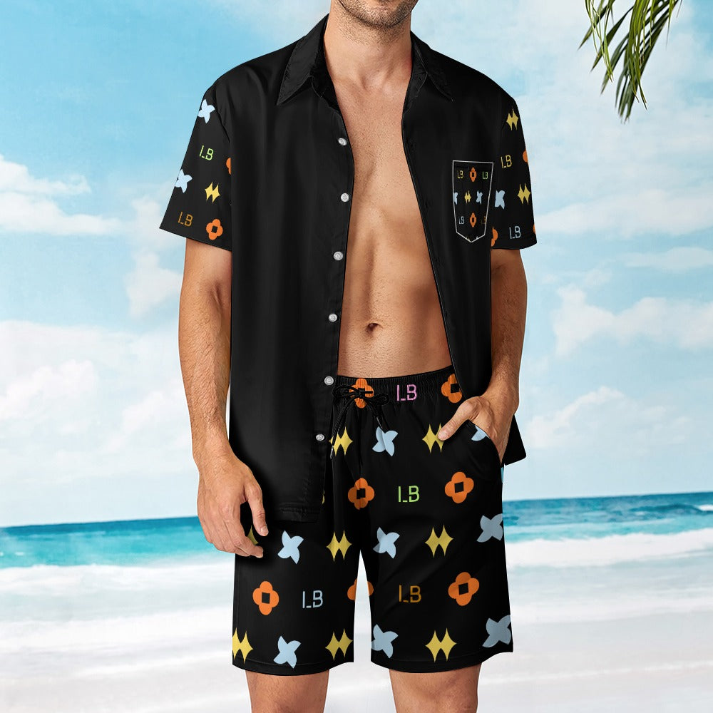 LauBelle - Leisure Beach Suit - Blackk Set - LauBelle Brand