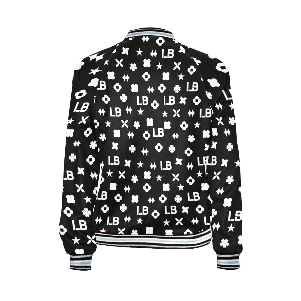 Women's Horizontal Stripes Jacket (Model H21) - LauBelle Brand