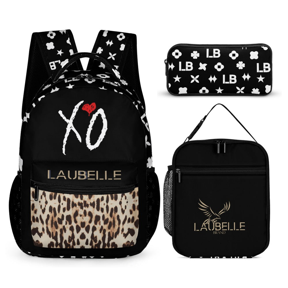 LauBelle - Three piece Bag set combination - Black - LauBelle Brand