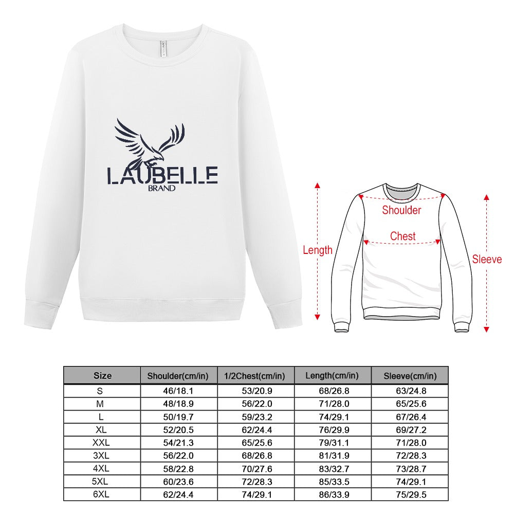 LauBelle Mens Ribbed-Cuff Heavy Cotton Thermal Long Sleeve