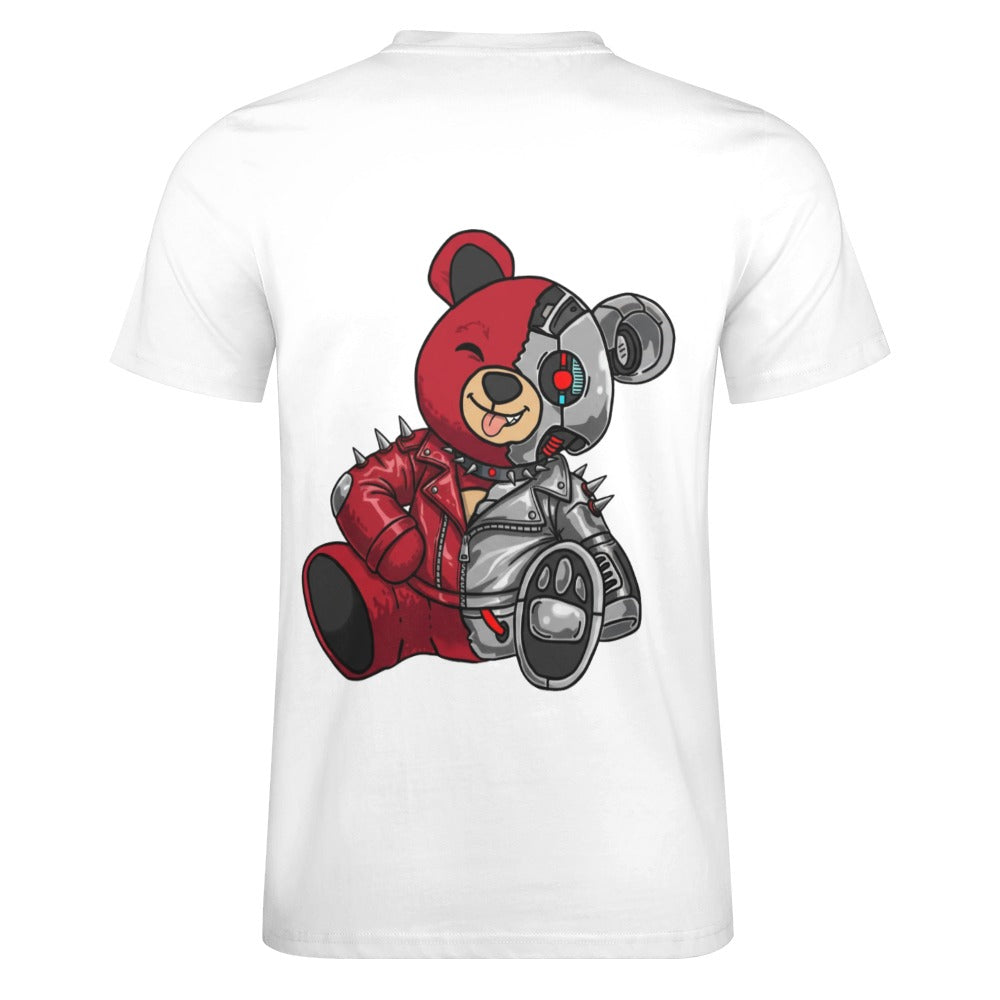 LauBelle - Men's Cotton T-shirt - Whitee Xo - LauBelle Brand