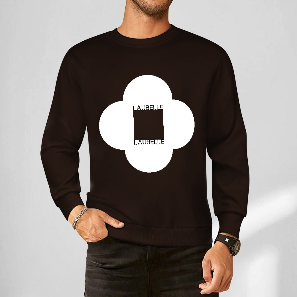 LauBelle Pure Cotton Front-Graphic Pullover Sweatshirt