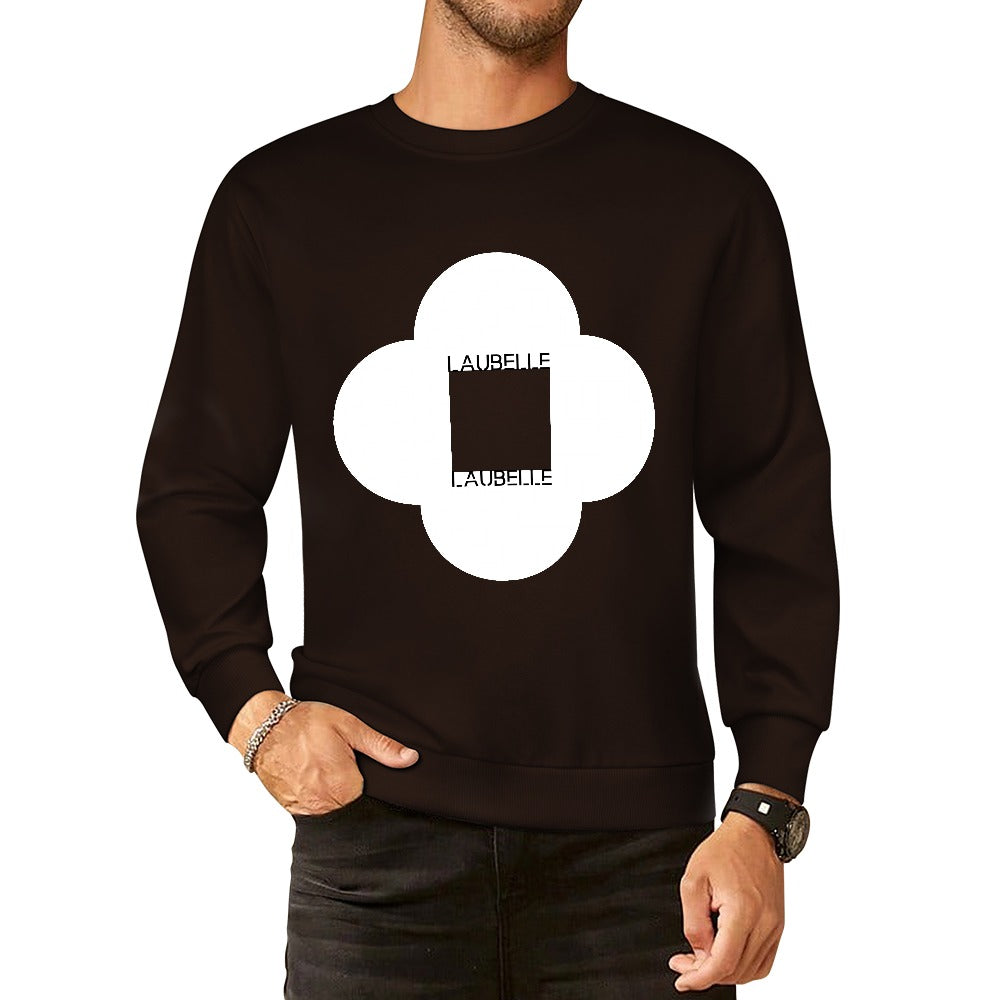 LauBelle Pure Cotton Front-Graphic Pullover Sweatshirt
