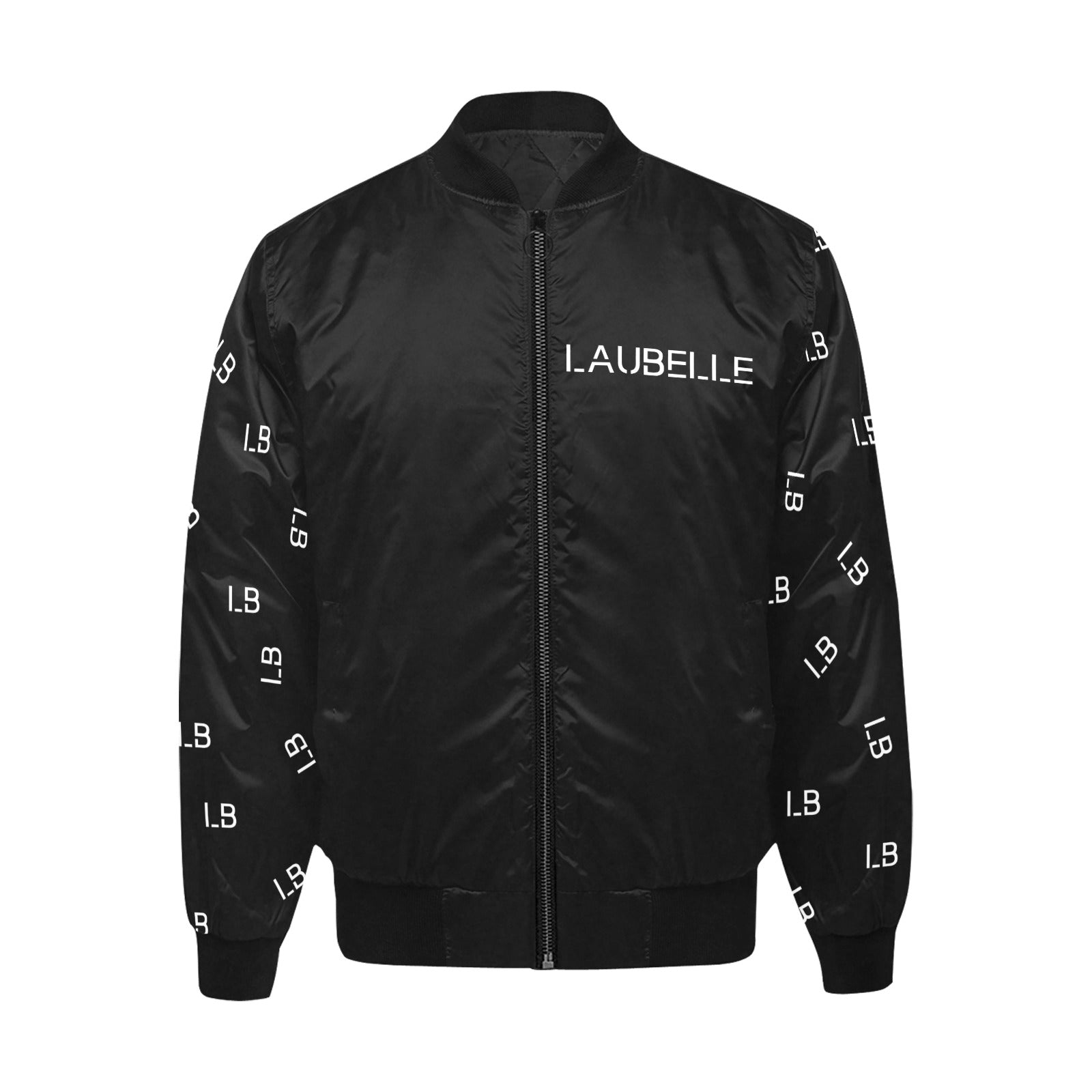 LauBelle Mens Insulated Quilted Padded Bomber Jacket