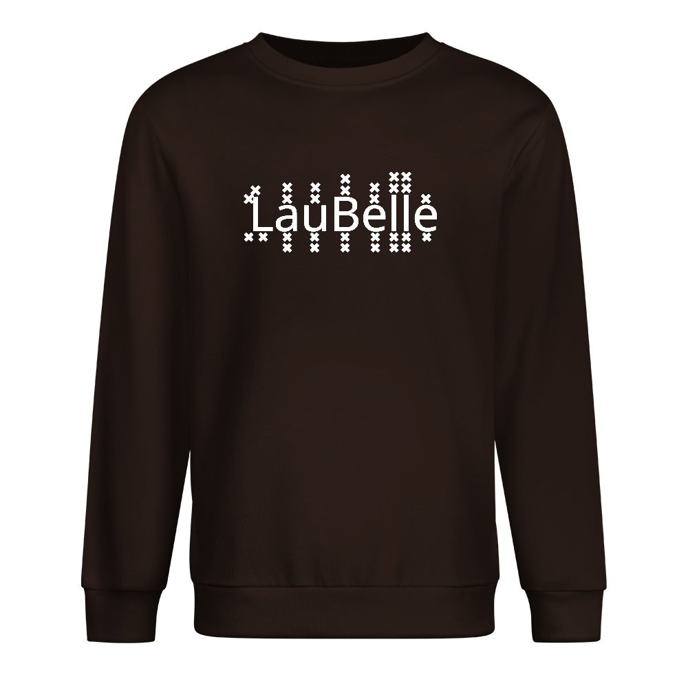 LauBelle Pure Cotton Front-Graphic Pullover Sweatshirt