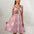 LauBelle - Women's Elegant Suspender Dress - Pink - LauBelle Brand
