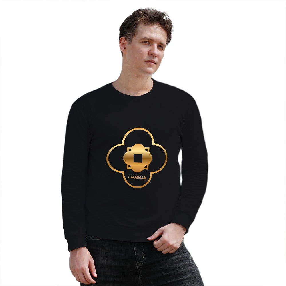 LauBelle Mens Heavyweight 230G Cotton Long Sleeve Shirt