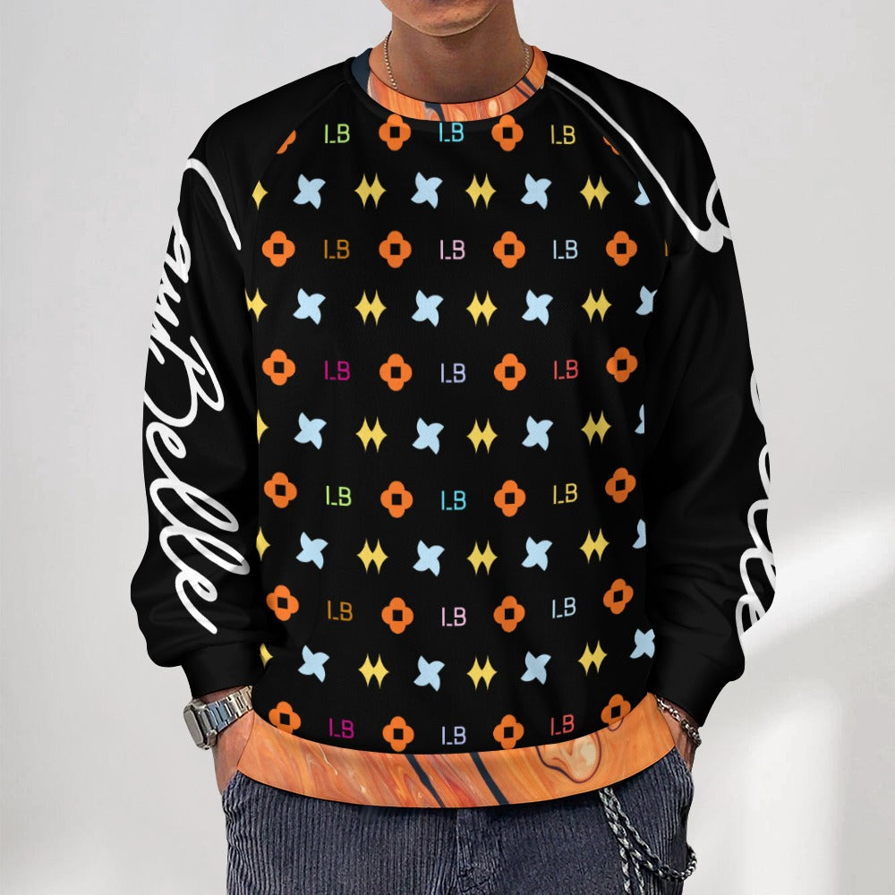 LauBelle Mens Classic Air-Layer Crewneck Sweatshirt