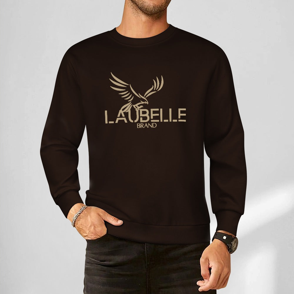 LauBelle Pure Cotton Front-Graphic Pullover Sweatshirt