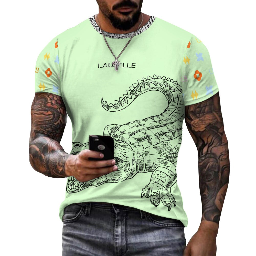 LauBelle - Men's Graphic Alligator Tee – Premium Crew Neck T-Shirt