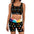 LauBelle Womens Activewear Yoga Shorts & Sports Top Set