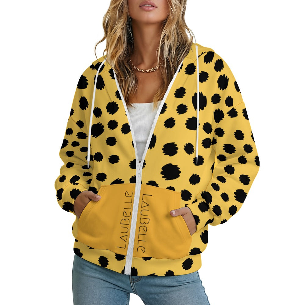 LauBelle Performance Moisture-Wicking Full-Zip Vest Hoodie