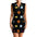 LauBelle - Women's Short Sleeve Dress with Short Zipper - Blackk - LauBelle Brand