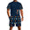 LauBelle - Men's one piece jumpsuit Short sleeved jumpsuit - Dark Blue - LauBelle Brand