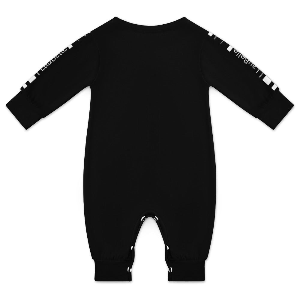 LauBelle Baby Soft Combed Cotton Long-Sleeve Bodysuit