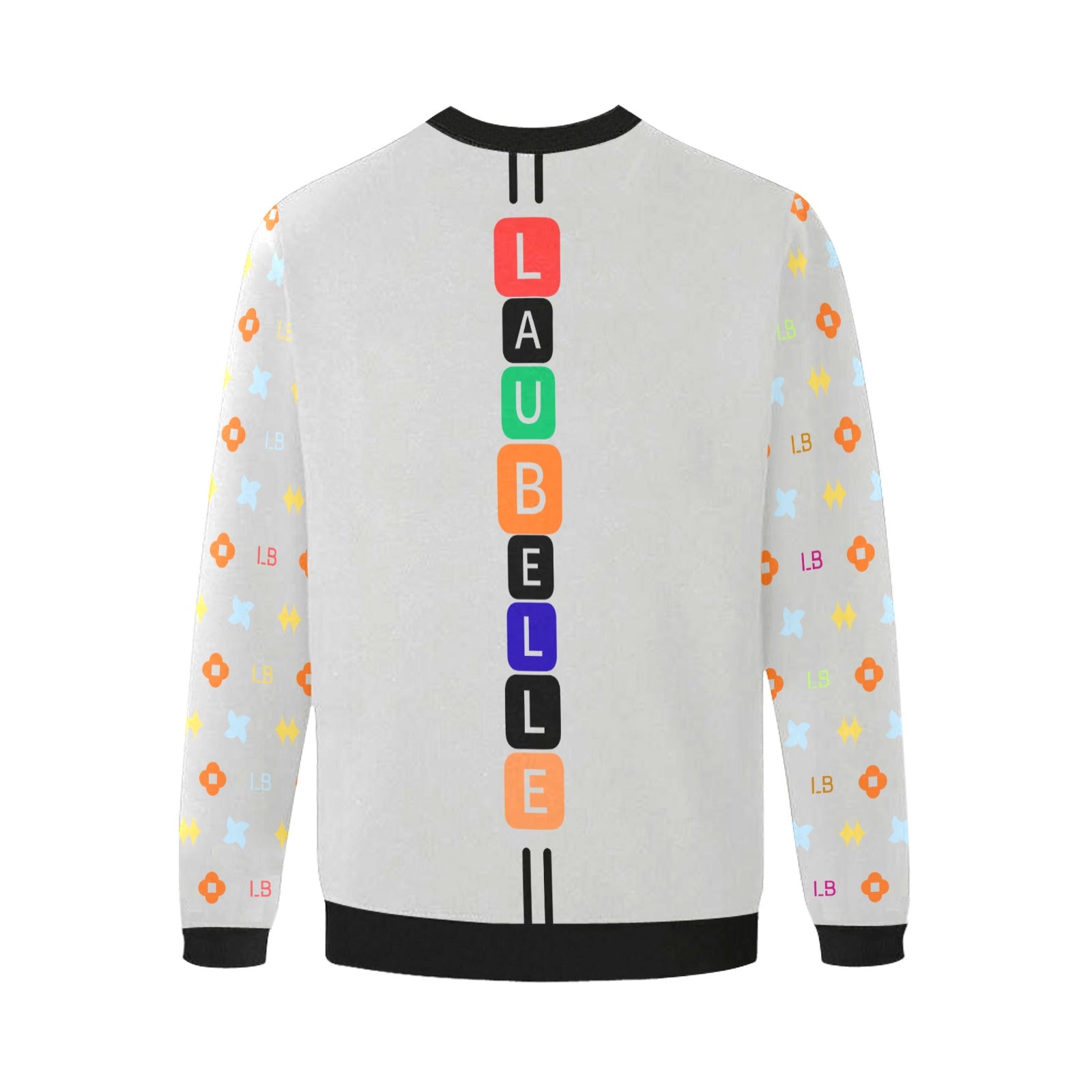 LauBelle Mens Plush Fuzzy Fleece Thermal Sweatshirt