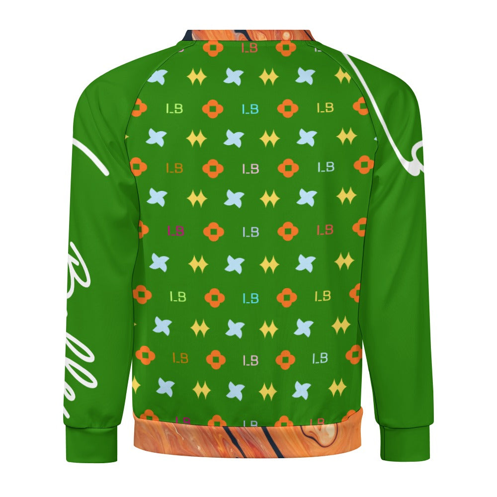 LauBelle Mens Classic Air-Layer Crewneck Sweatshirt