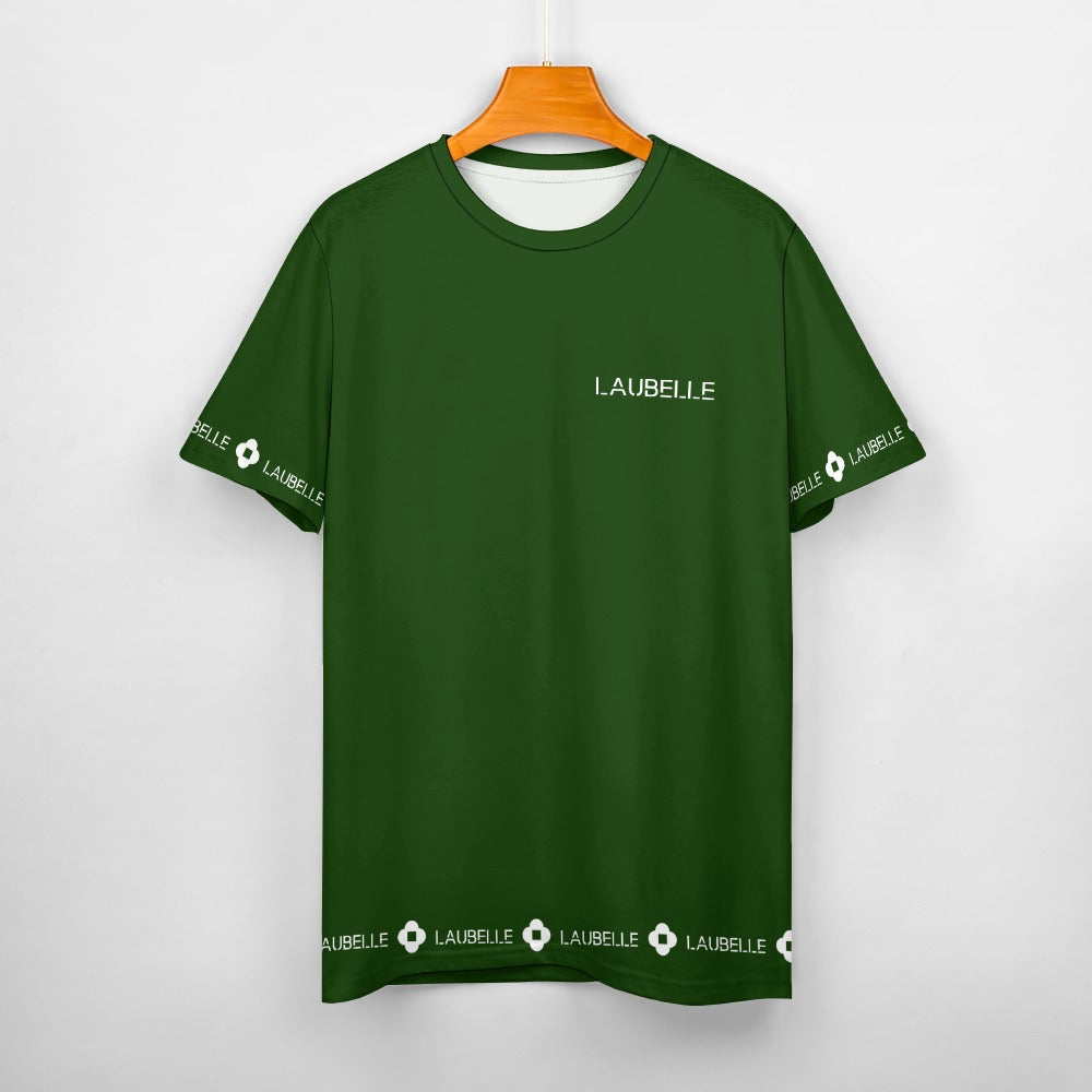 LauBelle - Men's Cotton T-shirt - Greeenn - LauBelle Brand