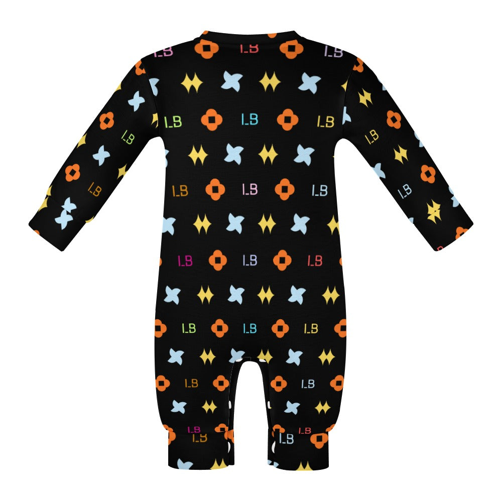 LauBelle Baby Soft Combed Cotton Long-Sleeve Bodysuit